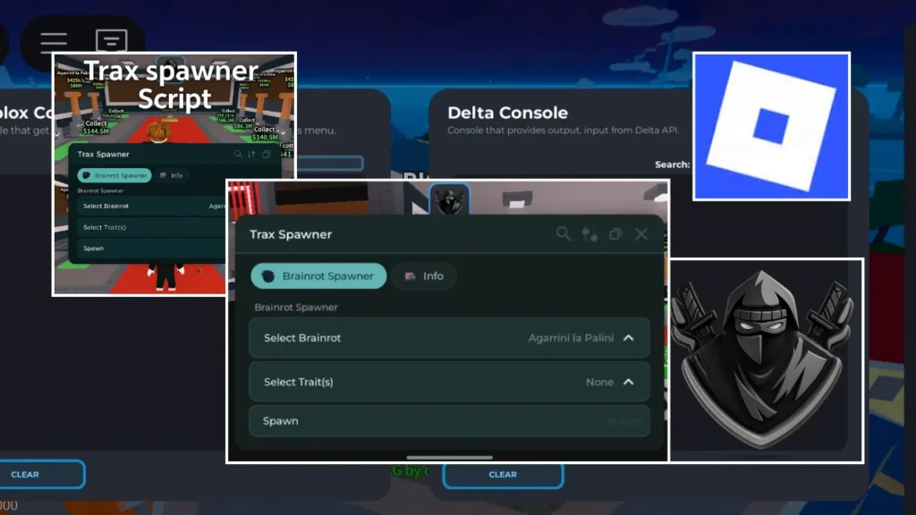 Trax Spawner Script in Steal a Brainrot - Delta Exploits.net