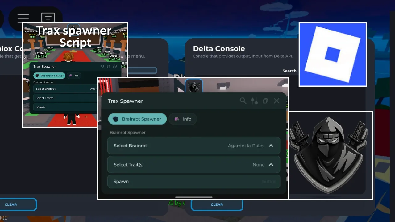 Trax Spawner Script in Steal a Brainrot - Delta Exploits.net